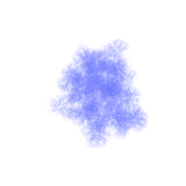 Özet Mavi Duman, Web Kullanımı için Basit PNG Resmi