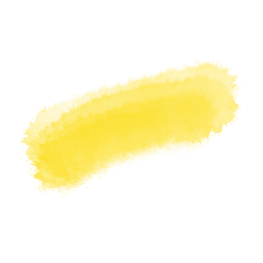 Sarı suluboya fırça darbesi