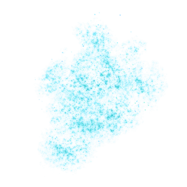 Mavi Cyan Parıltı Parçacıkları