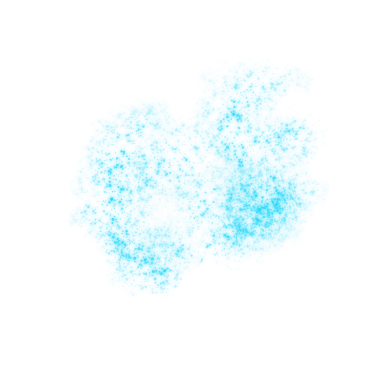 Mavi Cyan Parıltı Parçacıkları