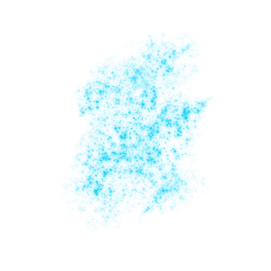 Mavi Cyan Parıltı Parçacıkları