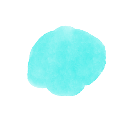 Soyut Suluboya Şekil Blob Boyası