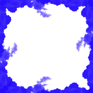 Soyut Mavi Sis Çerçevesi