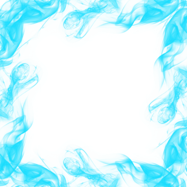 Soyut Cyan Duman Çerçevesi