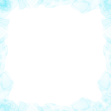 Soyut Cyan Mürekkep Çerçevesi