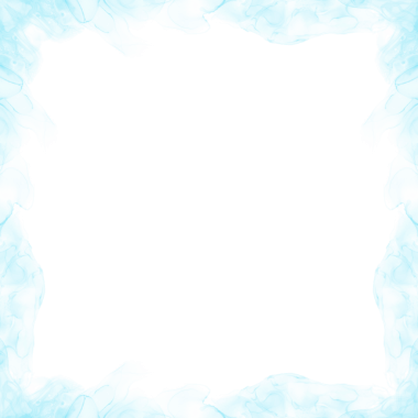 Soyut Cyan Mürekkep Çerçevesi