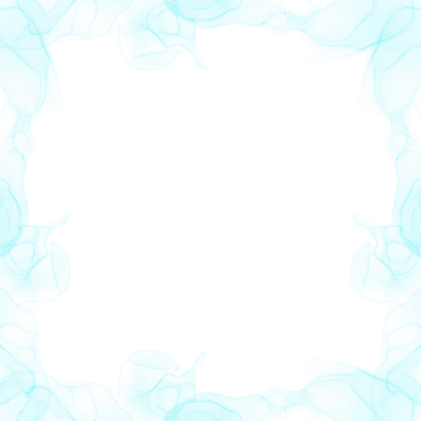 Soyut Cyan Mürekkep Çerçevesi