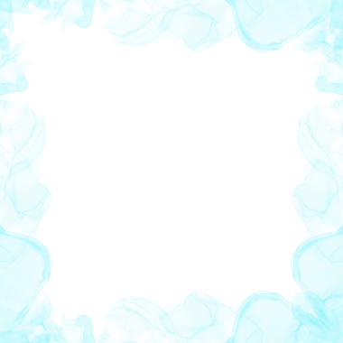 Soyut Cyan Mürekkep Çerçevesi