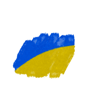fırça darbesi Ukrayna bayrak şekli