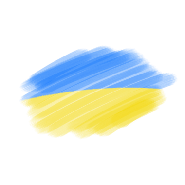 fırça darbesi Ukrayna bayrak şekli