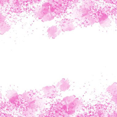 Soyut Suluboya Çerçeve Kenarlığı