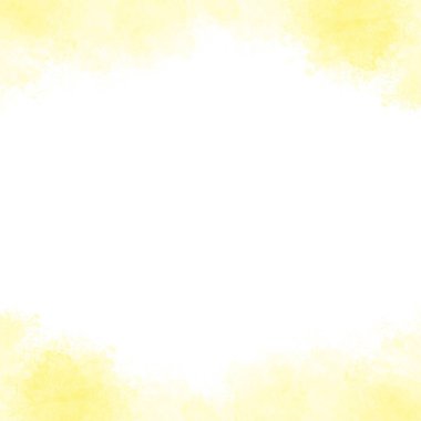 Soyut Sarı Suluboya Çerçevesi