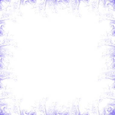 Soyut Mavi Alev Çerçevesi