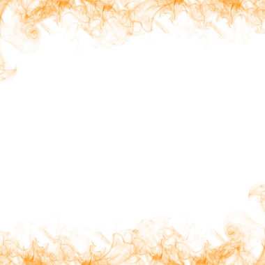 Soyut Turuncu Duman Çerçevesi