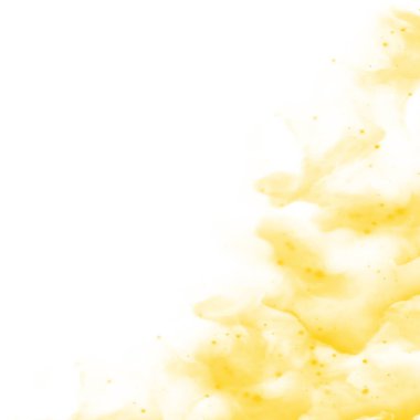 Soyut Sarı Nebula Kenarlığı