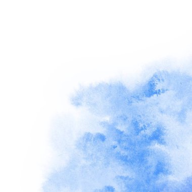 Mavi Suluboya Sıçrama Kenarlığı