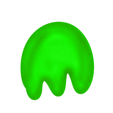 Soyut Organik Yeşil Damla ŞekliName