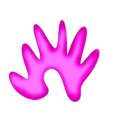 Soyut Organik Mor Damla ŞekliName