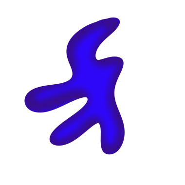 Mavi Organik Blob ŞekliName