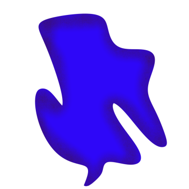 Mavi Organik Blob ŞekliName