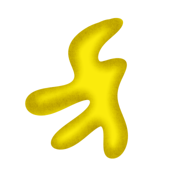 Sarı Organik Blob ŞekliName