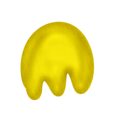 Sarı Organik Blob ŞekliName