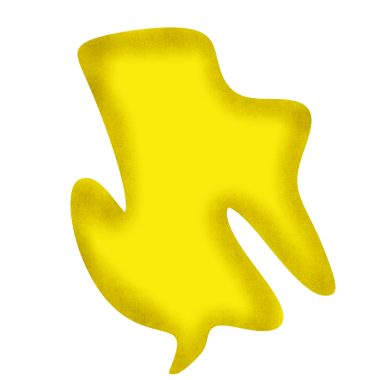 Sarı Organik Blob ŞekliName