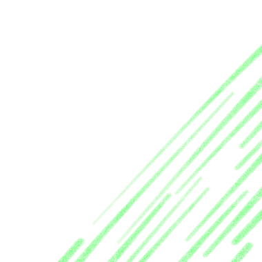 Soyut Yeşil Çizgili Çizgili Köşe Şeffaf arkaplanda izole edildi