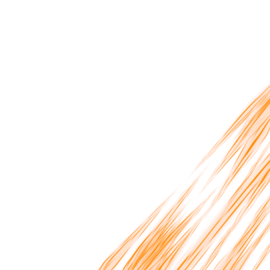 Soyut Turuncu Çizgili Köşe Şeffaf arkaplanda izole edildi