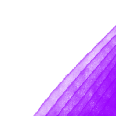purple Corner on white background for copy space 