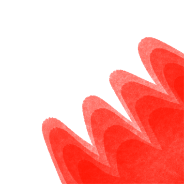 Abstract Red Layered Shape Corner 