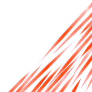 Soyut Kırmızı Çizgili Köşe Şeffaf arkaplanda izole edildi