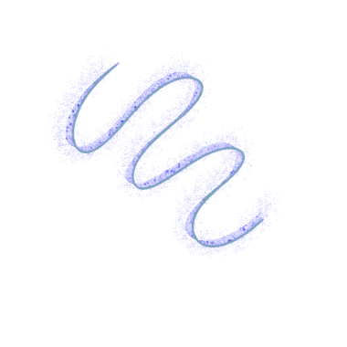 fluid wave illustration. blue color curve line with glitters. 