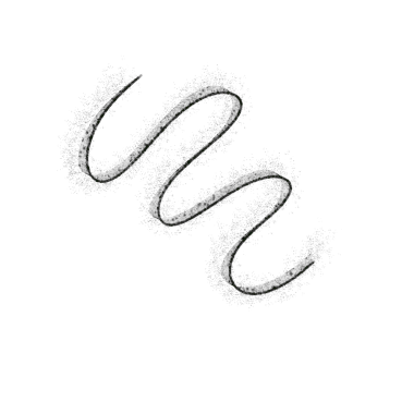 black color curve line with glitters. fluid wave illustration 