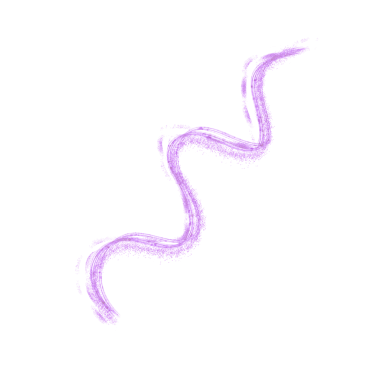 purple curve lines with glitters. fluid waves illustration 