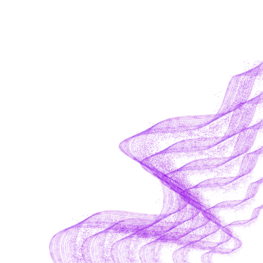 purple curve lines with glitters. fluid waves illustration 