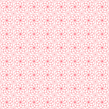 Kırmızı Çiçek Hattı Sanat Şablonu Arkaplanı 