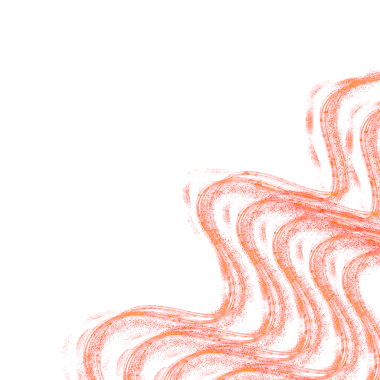 red curve lines with glitters. fluid waves illustration 