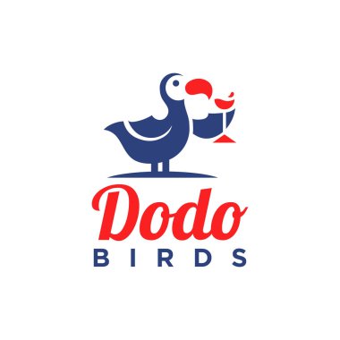 Bardak tutan Dodo kuşu simgesi