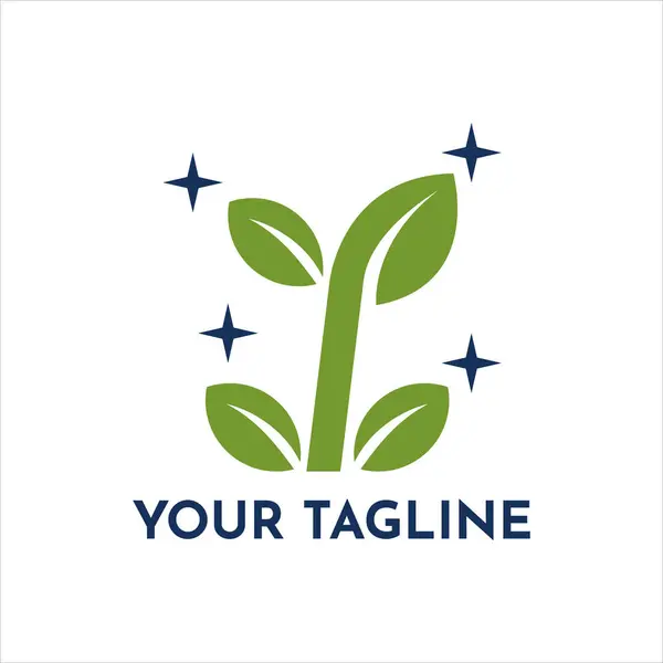 Logotipo Projeto Folha Adequado Para Marcas Agrícolas Plantas Outros Gráficos De Vetores