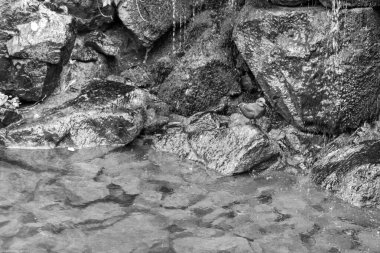 siyah taş dokusu arka planda. siyah ve beyaz