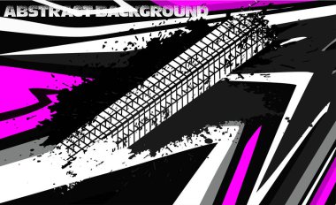 Grafiti tarzında soyut geometrik arkaplan. vektör illüstrasyonu