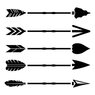 Ok kümesi, vektör illüstrasyonu