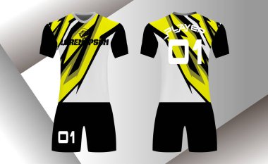 futbol gömleği tasarım şablonu