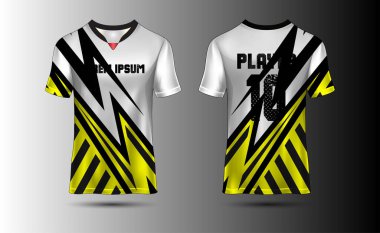 T-shirt forma tasarımı, spor veya forma için, t-up futbol forması, forma, futbol, futbol, spor, forma,