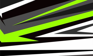 renkli geometrik şekilli yeşil arkaplan