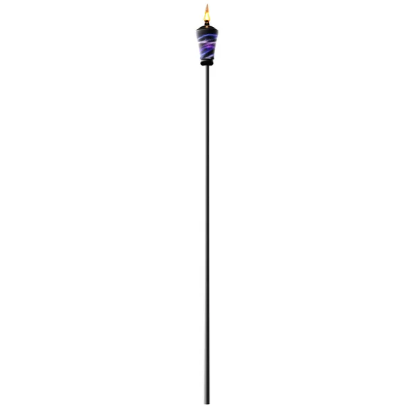 Tiki Torch Candle Flame — Stock Photo, Image