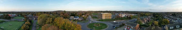 Энгландия Лутон Октября 2022 Года Воздушный Вид Барнфилдский Колледж Высшего — стоковое фото
