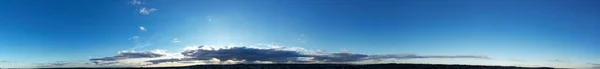 Imágenes Alto Ángulo Nubes Dramáticas Cielo Sobre Ciudad Vista Aérea — Foto de Stock
