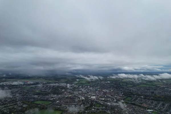 Beautiful Dramatic Clouds British City — Foto de Stock